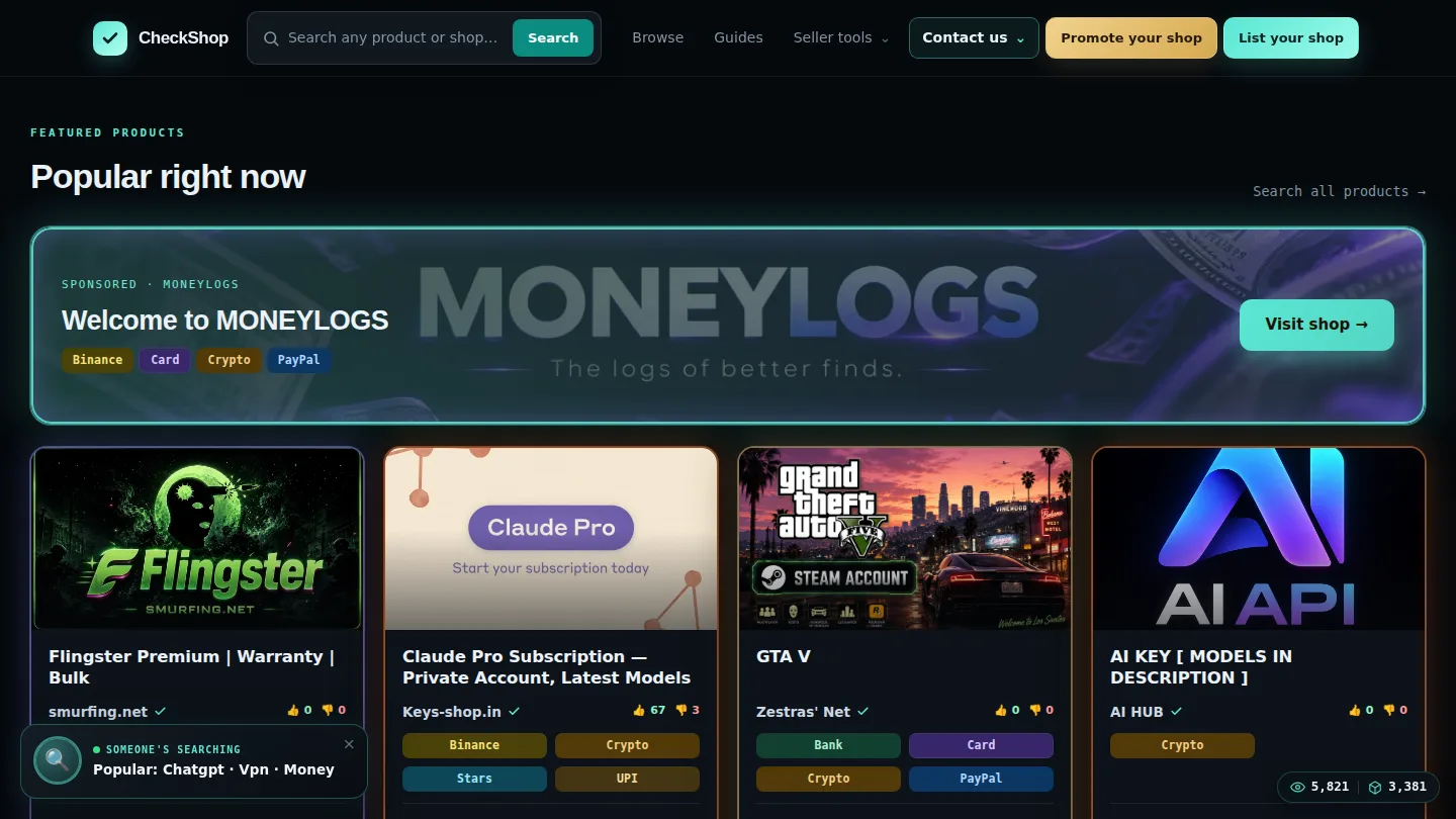 CheckShop | Digital Stores Directory screenshot