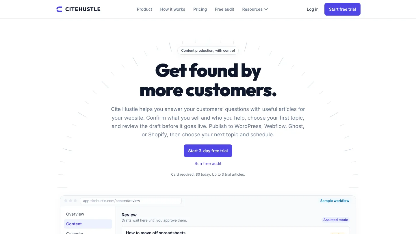 Cite Hustle screenshot 1