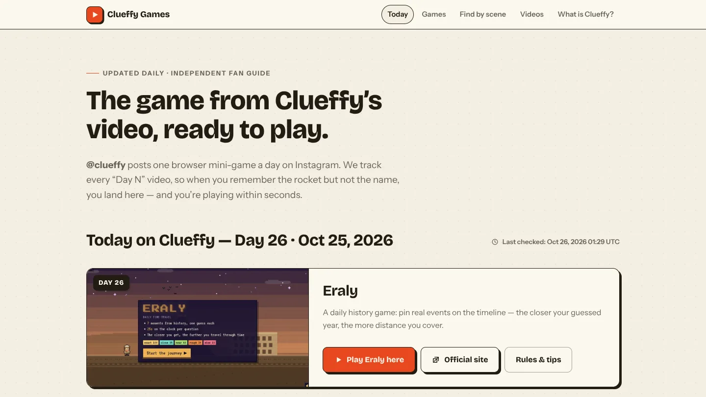 Clueffy Games screenshot 1