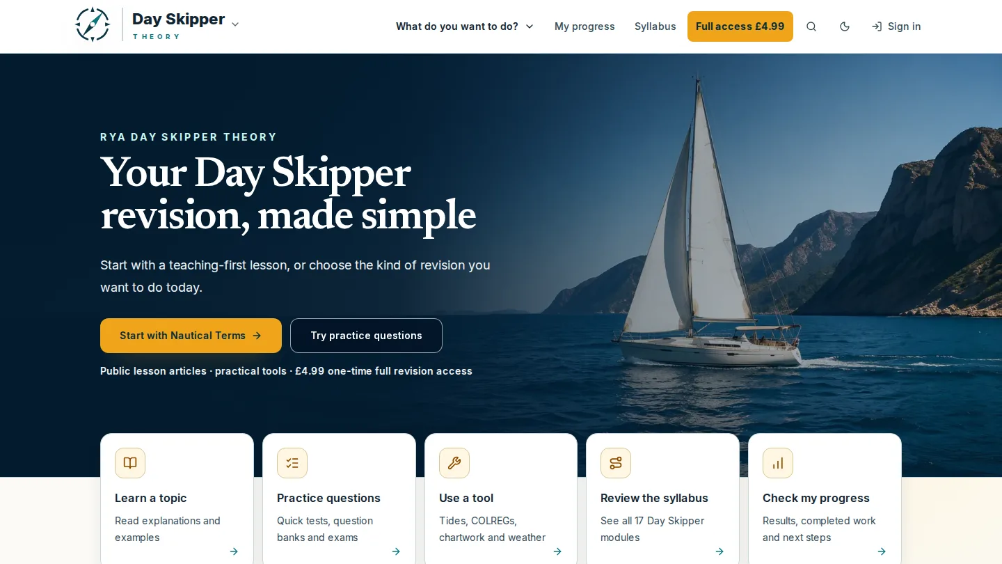 Day Skipper Theory screenshot