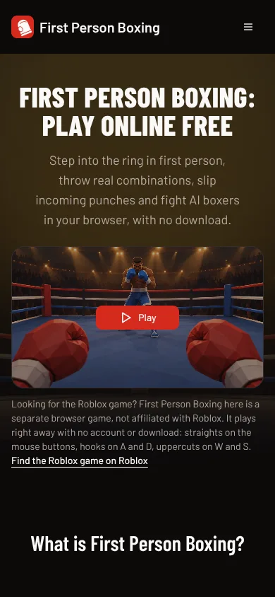 First Person Boxing thumbnail 2