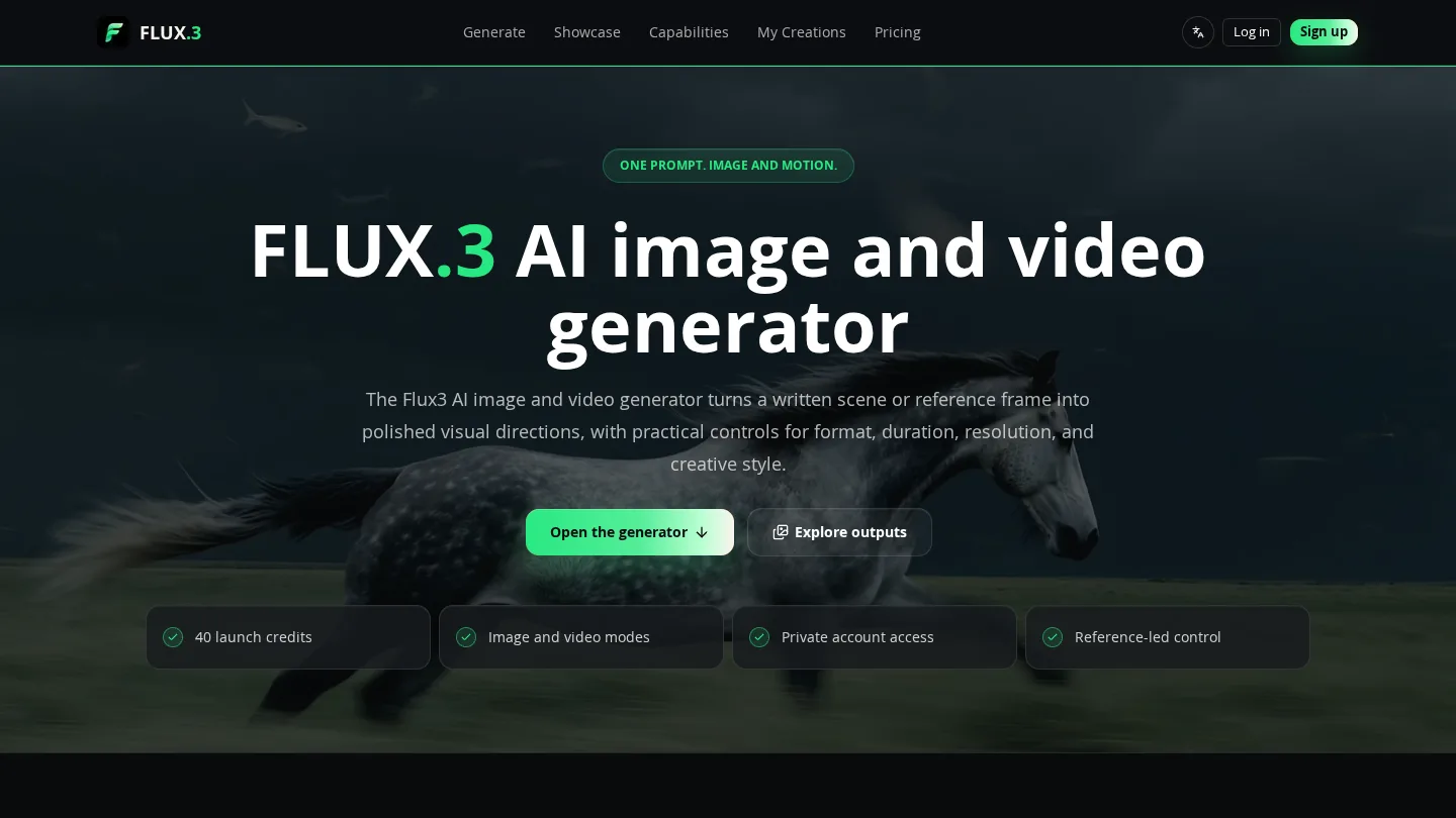 FLUX 3 product preview
