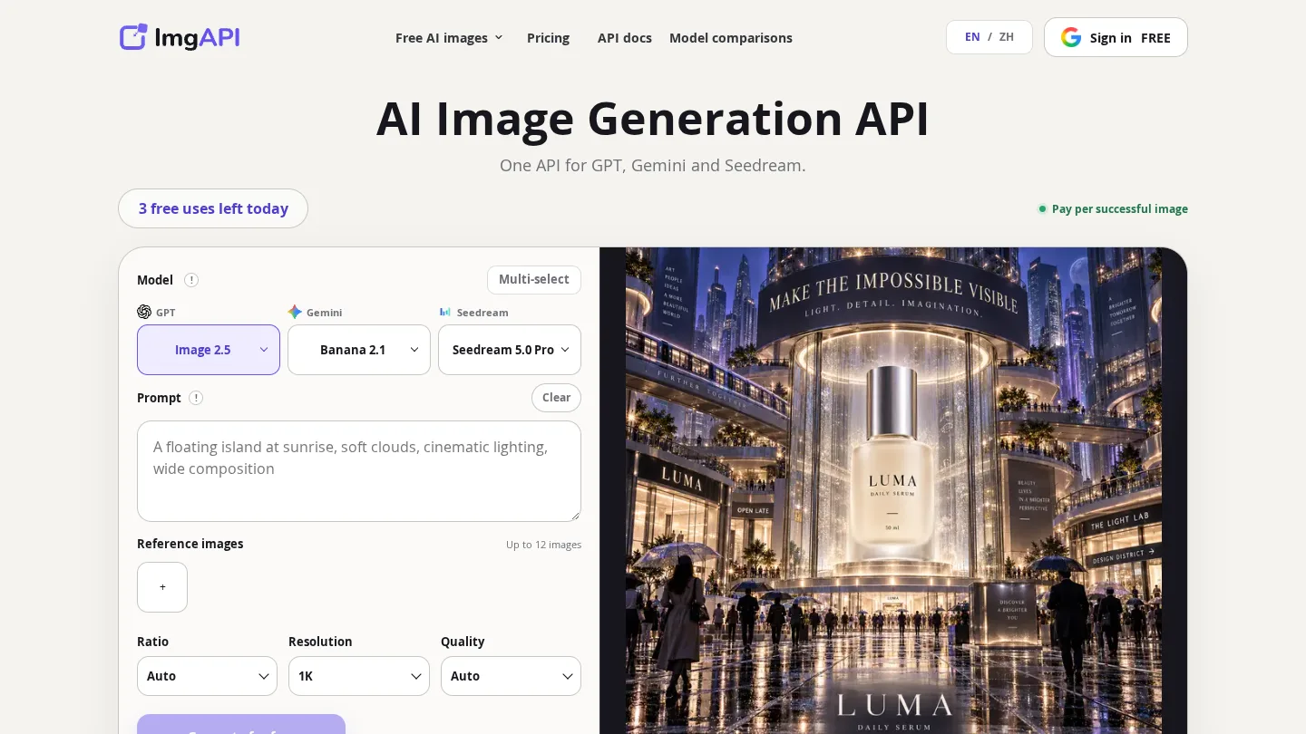 ImgAPI screenshot 1