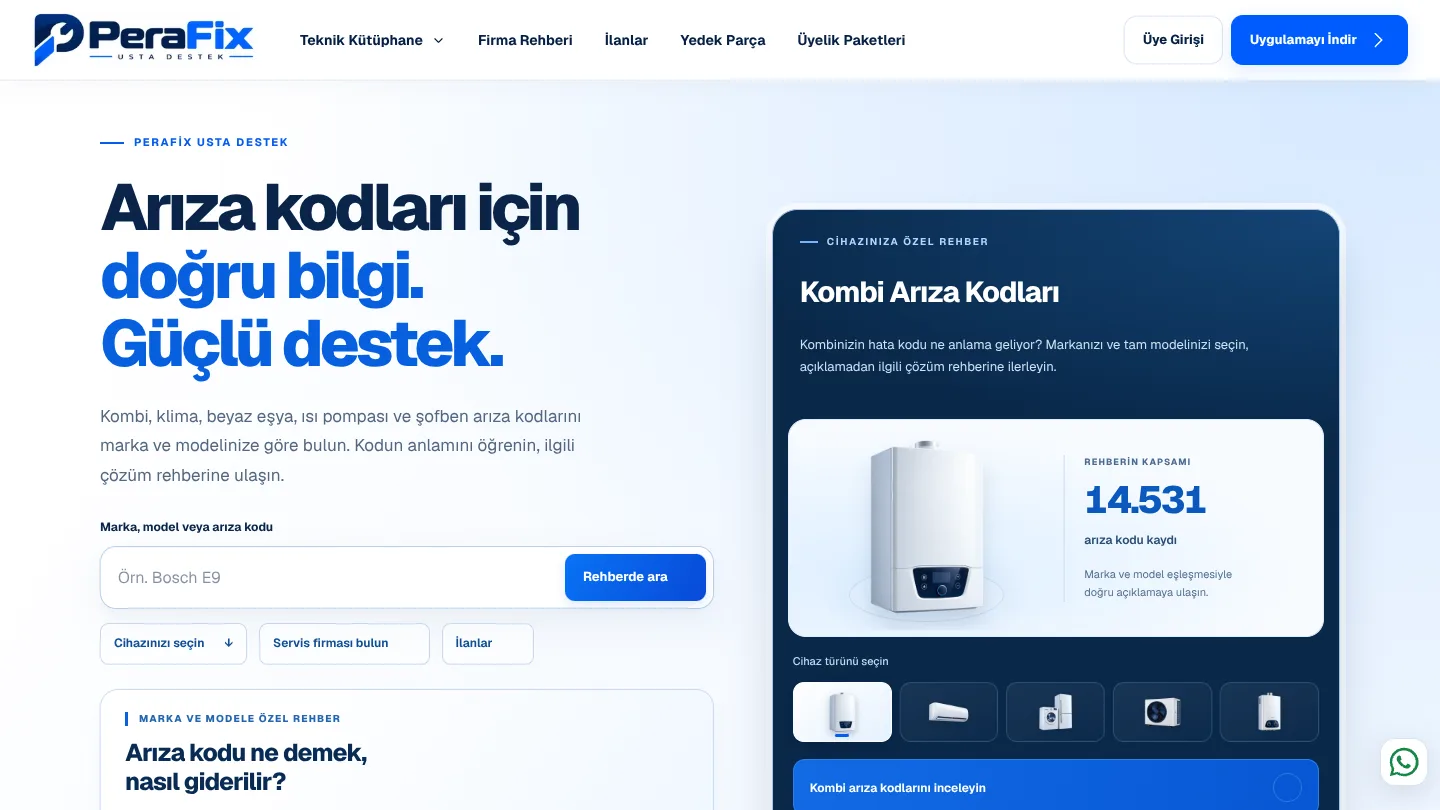 PeraFix Usta Destek screenshot 1