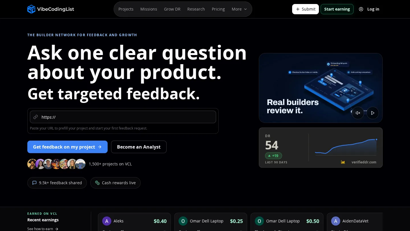 VibeCodingList screenshot 1