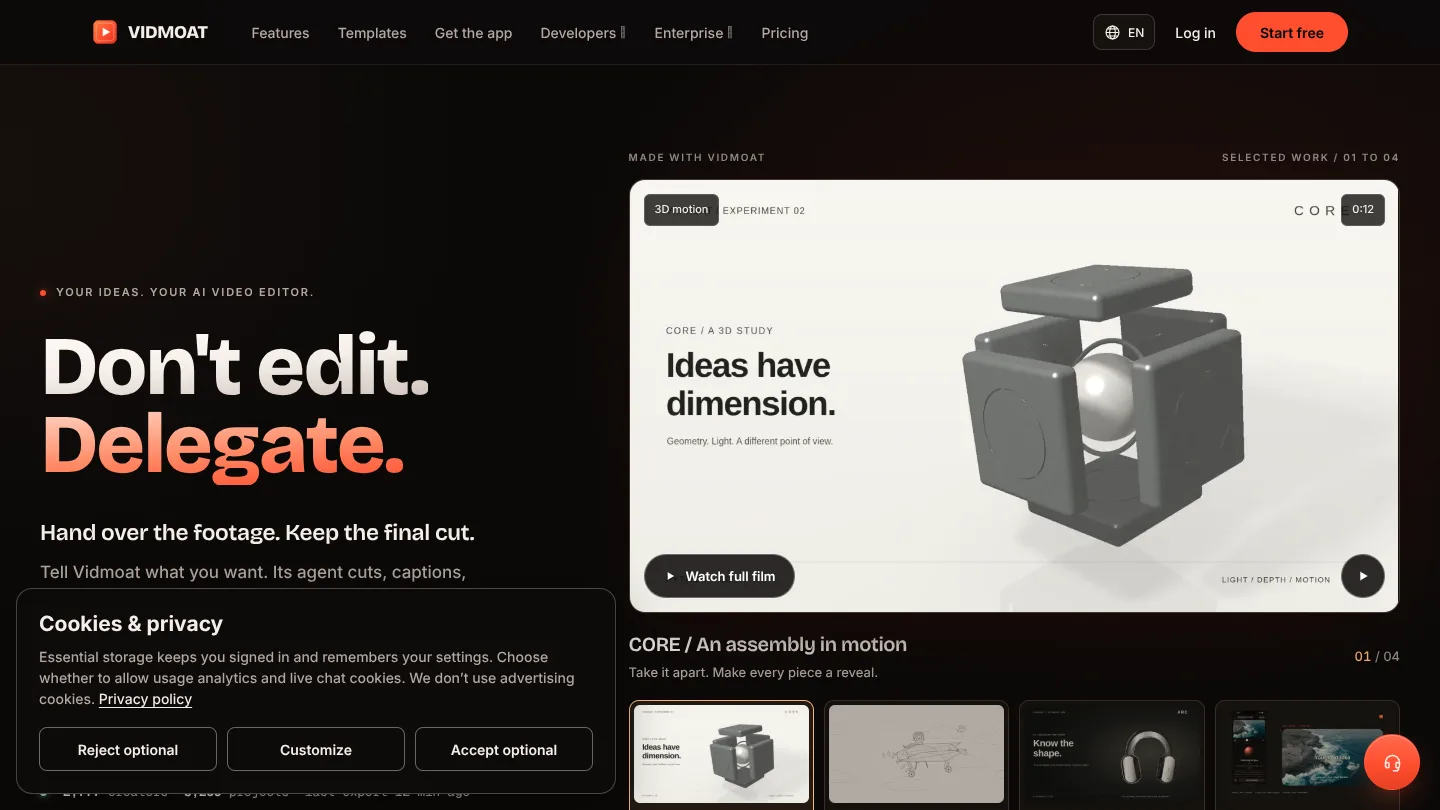 Vidmoat screenshot 1