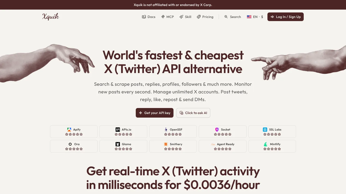 Xquik screenshot 1