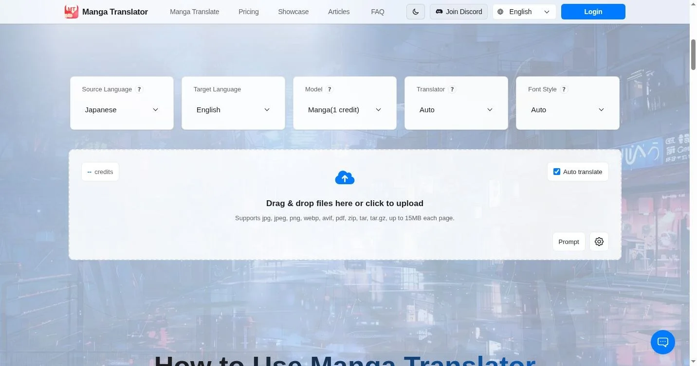 MangaTranslate screenshot